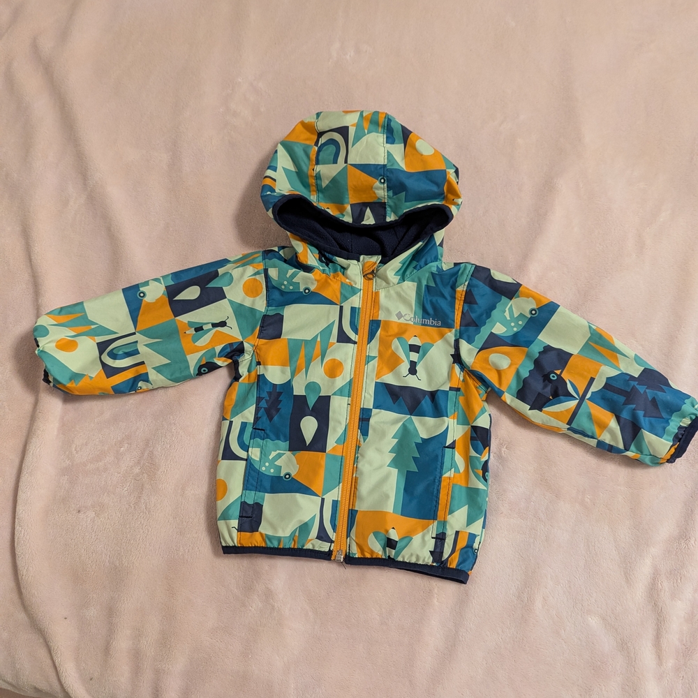 Columbia Fleece Lined Jacket 12-18 Month Like New